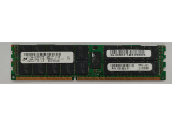 MT36JSF2G72PZ-1G6D1FF Micron 16GB PC3-12800 DDR3-1600MHz ECC Registered CL11 240-Pin DIMM Dual Rank Memory Module