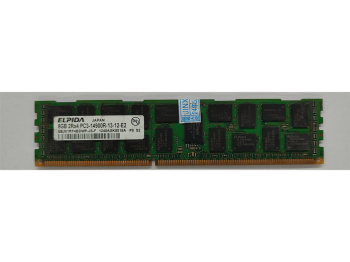 EBJ81RF4BDWP-JS-F Elpida 8GB PC3-14900 DDR3-1866MHz ECC Registered CL13 240-Pin DIMM Single Rank Memory Module