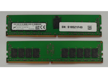 MTA18ASF2G72PDZ-2G3B1II Micron 16GB PC4-19200 DDR4-2400MHz Registered ECC CL17 288-Pin DIMM 1.2V Dual Rank Memory Module