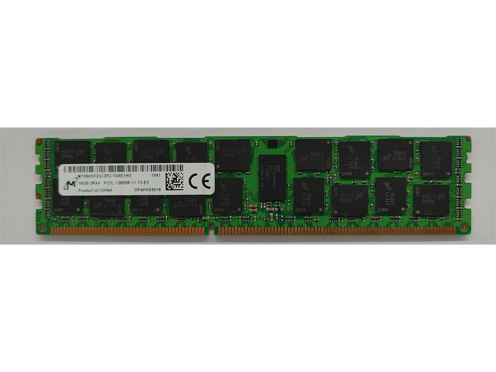 MT36KSF2G72PZ-1G6E1HG Micron 16GB PC3-12800 DDR3-1600MHz ECC Registered CL11 240-Pin DIMM 1.35V