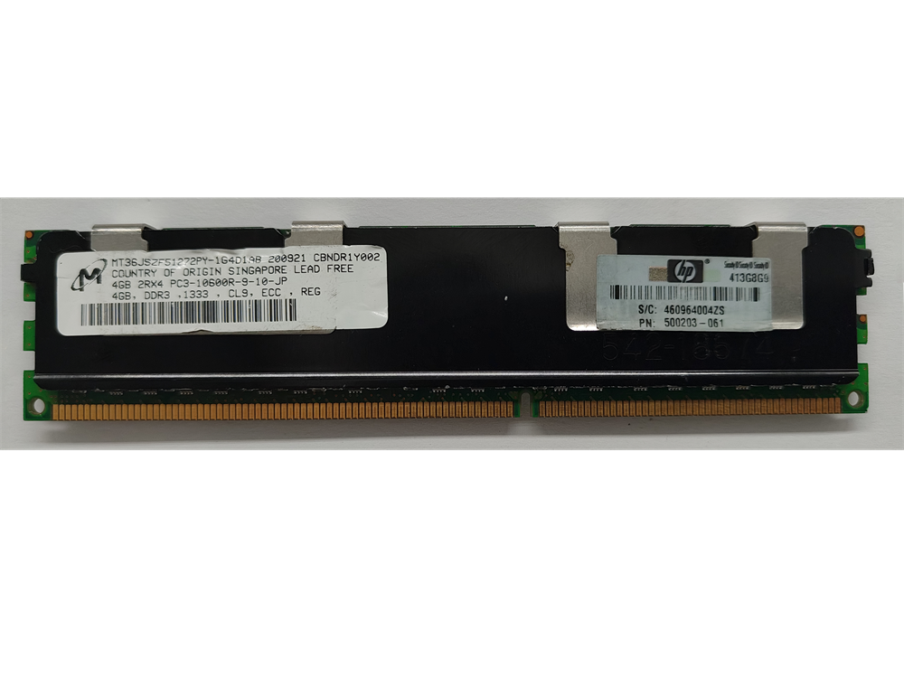 MT36JSZF51272PY-1G4D1AB Micron 4GB PC3-10600 DDR3-1333MHz ECC Registered w/Parity CL9 DIMM Dual Rank Memory Module