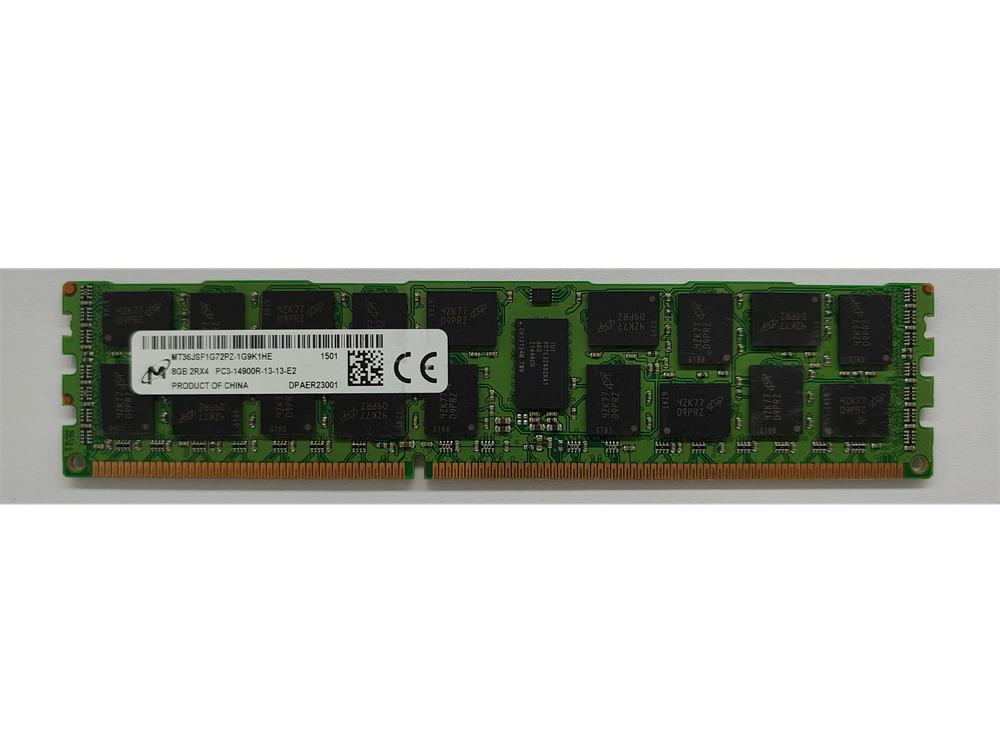 MT36JSF1G72PZ-1G9K1HE Micron 8GB DDR3 Registered ECC PC3-14900 1866Mhz 2Rx4 Memory