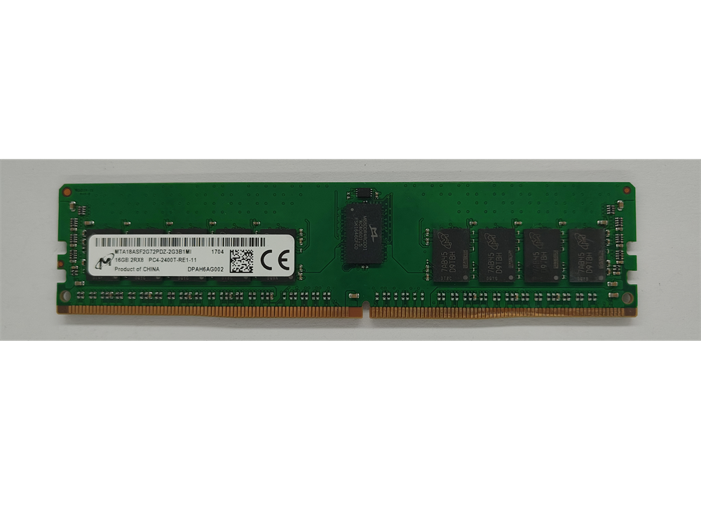 MTA18ASF2G72PDZ-2G3B1MI Micron 16GB PC4-19200 DDR4-2400MHz Registered ECC CL17 288-Pin DIMM 1.2V Dual Rank Memory Module