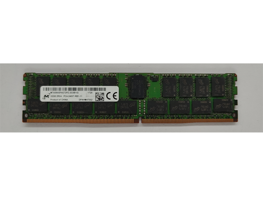 MTA36ASF4G72PZ-2G3B1IG Micron 32GB PC4-19200 DDR4-2400MHz Registered ECC CL17 288-Pin DIMM 1.2V Dual Rank Memory Module