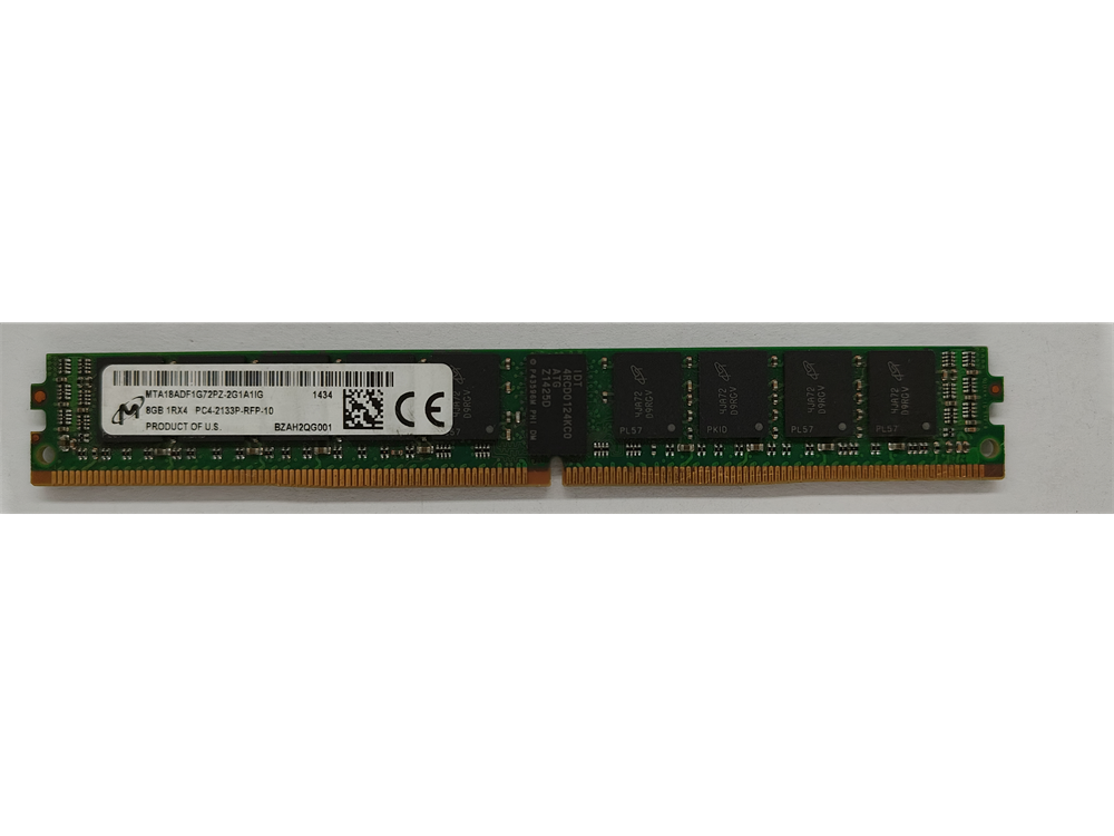 MTA18ADF1G72PZ-2G1A1IG Micron 8GB PC4-17000 DDR4-2133MHz Registered ECC CL15 288-Pin DIMM 1.2V  