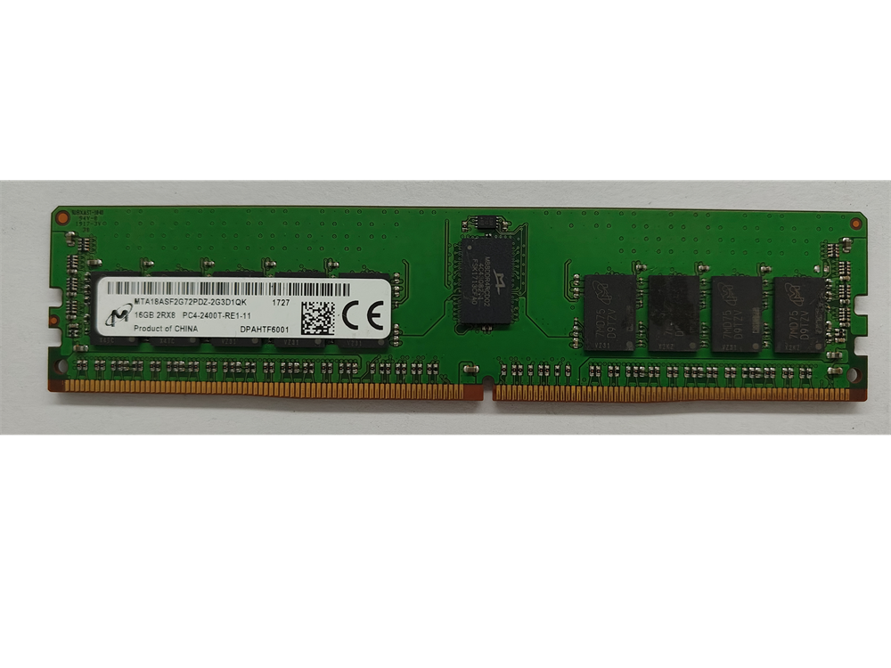 MTA18ASF2G72PDZ-2G3D1QK Micron 16GB PC4-19200 DDR4-2400MHz Registered ECC CL17 288-Pin DIMM 1.2V Dual Rank Memory Module