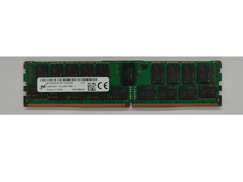 MTA36ASF4G72PZ-2G3B1RK Micron 32GB PC4-19200 DDR4-2400MHz Registered ECC CL17 288-Pin DIMM 1.2V Dual Rank Memory Module