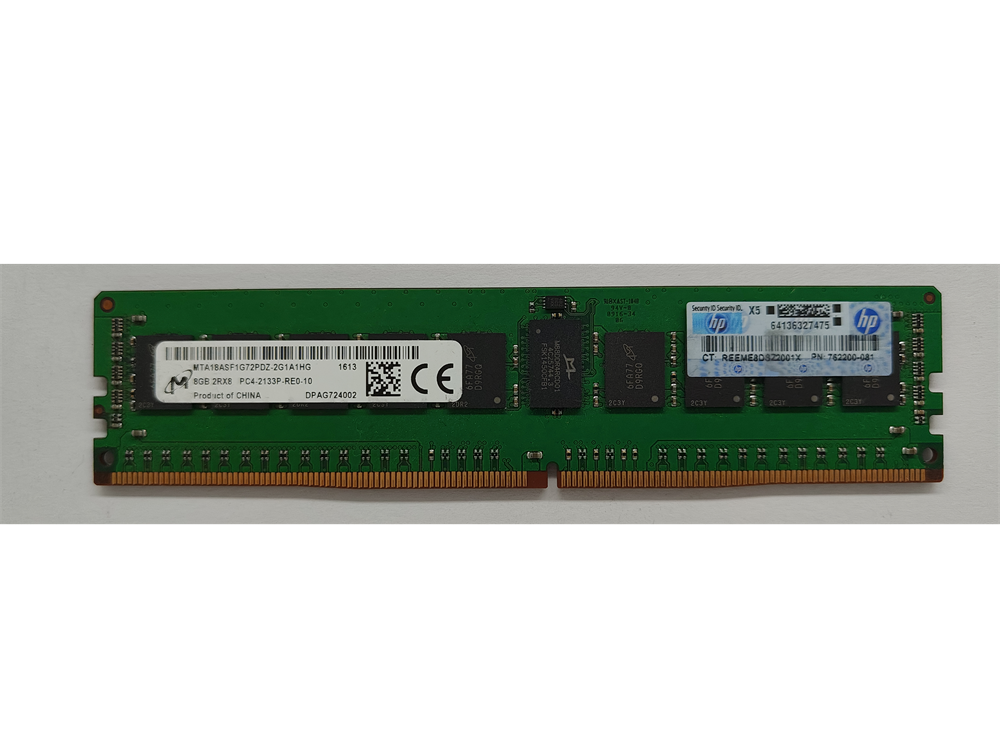 MTA18ASF1G72PDZ-2G1A1HG Micron 8GB PC4-17000 DDR4-2133MHz Registered ECC CL15 288-Pin DIMM 1.2V Dual Rank Memory Module