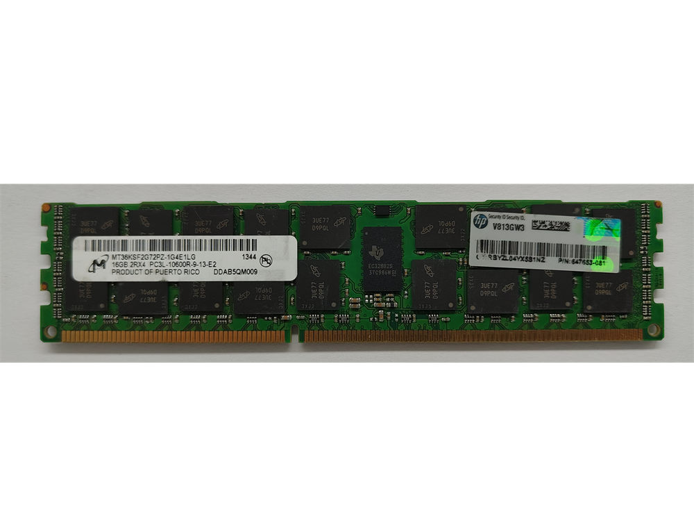 MT36KSF2G72PZ-1G4E1LG Micron 16GB PC3-10600 DDR3-1333MHz ECC Registered CL9 240-Pin DIMM 1.35v 