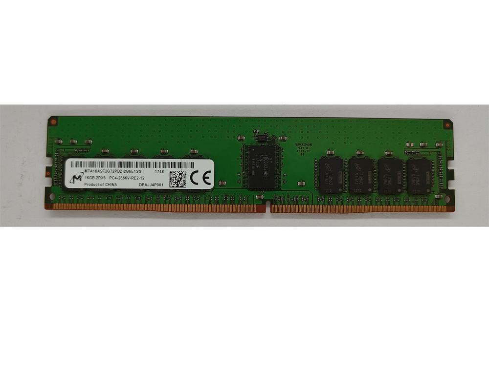 MTA18ASF2G72PDZ-2G6E1SG Micron 16GB PC4-21300 DDR4-2666MHz Registered ECC CL19 288-Pin DIMM 1.2V Dual Rank Memory Module