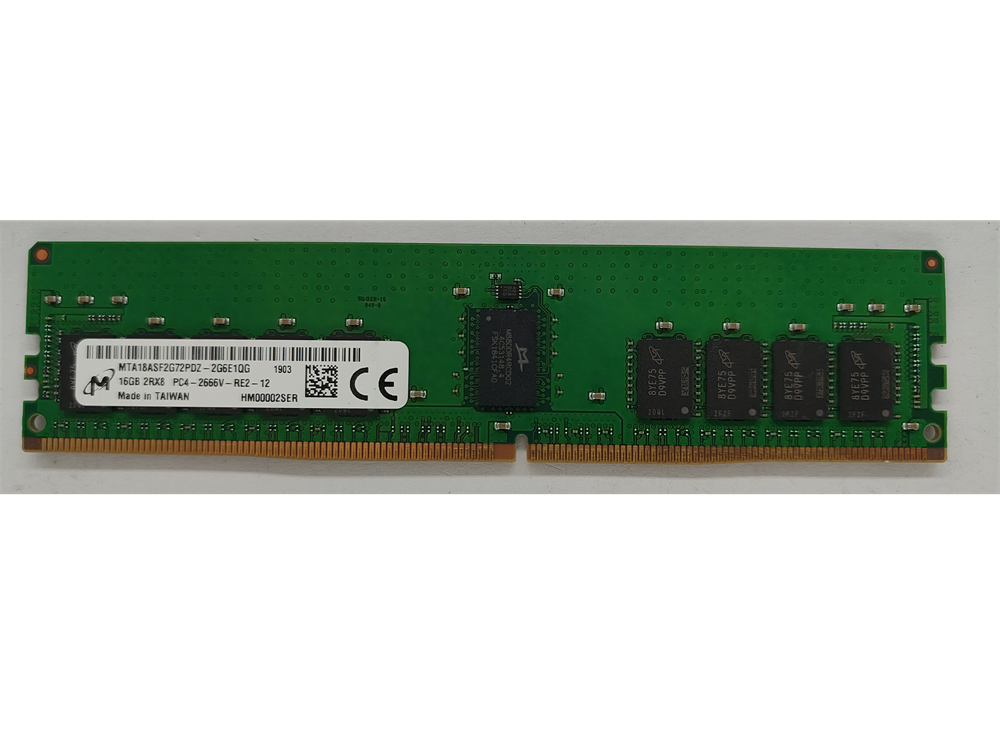 MTA18ASF2G72PDZ-2G6E1QG Micron 16GB PC4-21300 DDR4-2666MHz Registered ECC CL19 288-Pin DIMM 1.2V Dual Rank Memory Module