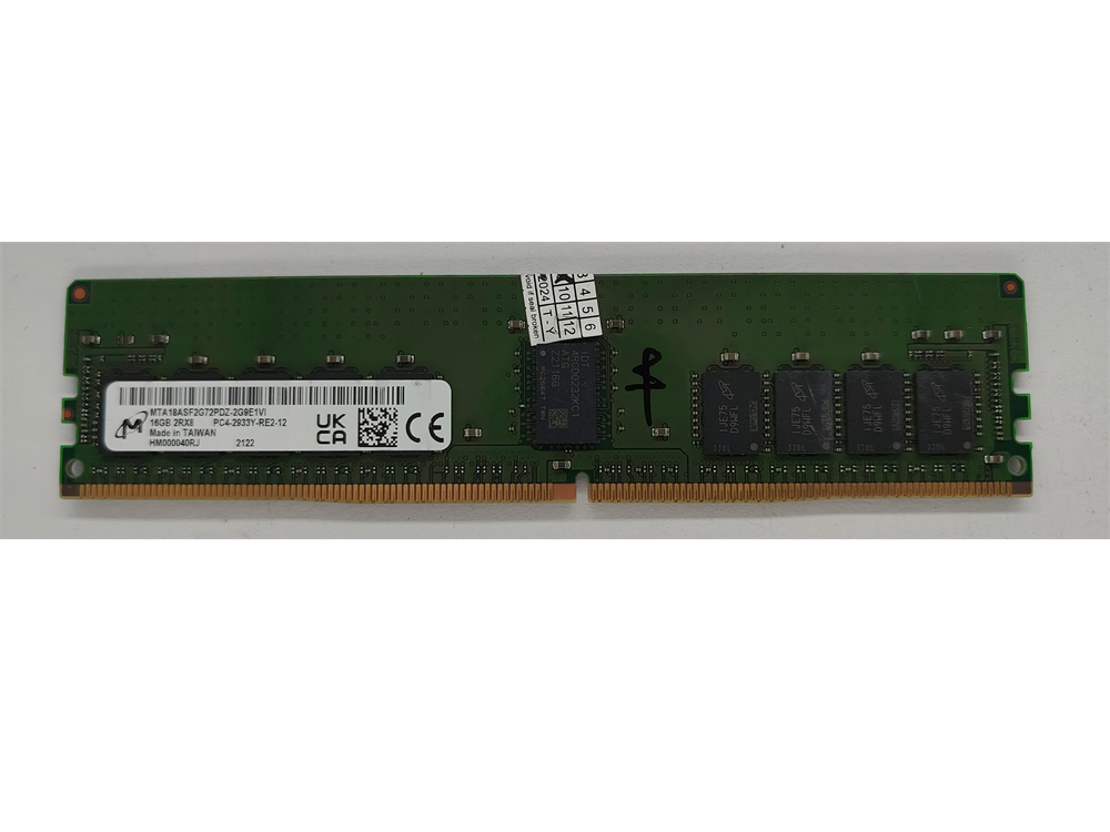 MTA18ASF2G72PDZ-2G9E1VI Micron 16GB PC4-23400 DDR4-2933MHz Registered ECC CL21 288-Pin DIMM 1.2V Dual Rank Memory Module