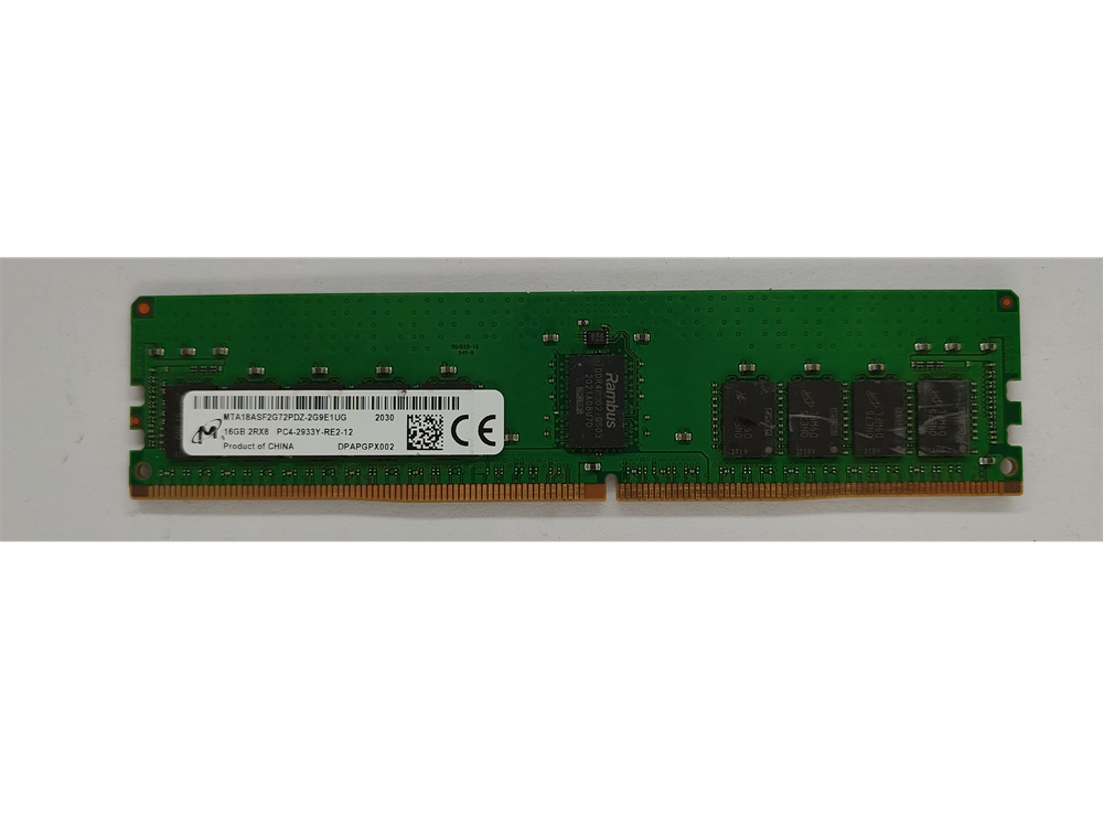 MTA18ASF2G72PDZ-2G9E1UG Micron 16GB PC4-23400 DDR4-2933MHz Registered ECC CL21 288-Pin DIMM 1.2V Dual Rank Memory Module
