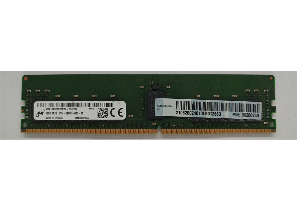 MTA18ASF2G72PDZ-2G6E1QI Micron 16GB PC4-21300 DDR4-2666MHz Registered ECC CL19 288-Pin DIMM 1.2V Dual Rank Memory Module