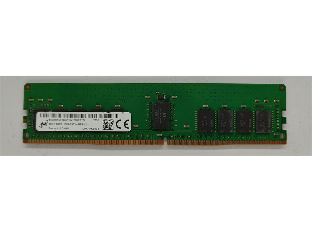 MTA18ASF2G72PDZ-2G9E1TG Micron 16GB PC4-23400 DDR4-2933MHz Registered ECC CL21 288-Pin DIMM 1.2V Dual Rank Memory Module