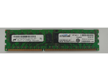 MT18JSF25672PZ-1G1F1DD Micron 2GB PC3-8500 DDR3-1066MHz ECC Registered CL7 240-Pin DIMM Single Rank Memory Module