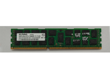 EBJ81RF4BDWD-GN-F Elpida 8GB PC3-12800 DDR3-1600MHz ECC Registered CL11 240-Pin DIMM Dual Rank Memory Module