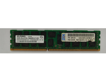 EBJ81RF4EDWA-DJ-F Elpida 8GB PC3-10600 DDR3-1333MHz ECC Registered CL9 240-Pin DIMM 1.35V 