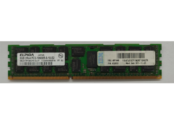 EBJ81RF4BCFA-DJ-F Elpida 8GB PC3-10600 DDR3-1333MHz ECC Registered CL9 240-Pin DIMM Dual Rank Memory Module