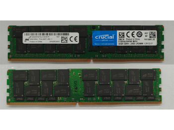 MTA36ASF4G72LZ-2G3A1PI Micron 32GB PC4-19200 DDR4-2400MHz Registered ECC CL17 288-Pin Load Reduced DIMM 1.2V  