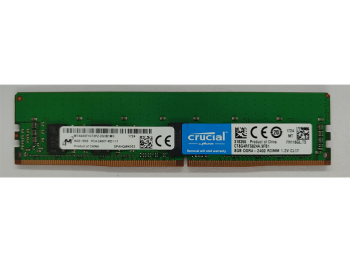 MTA9ASF1G72PZ-2G3B1MG Micron 8GB PC4-19200 DDR4-2400MHz Registered ECC CL17 288-Pin DIMM 1.2V Single Rank Memory Module
