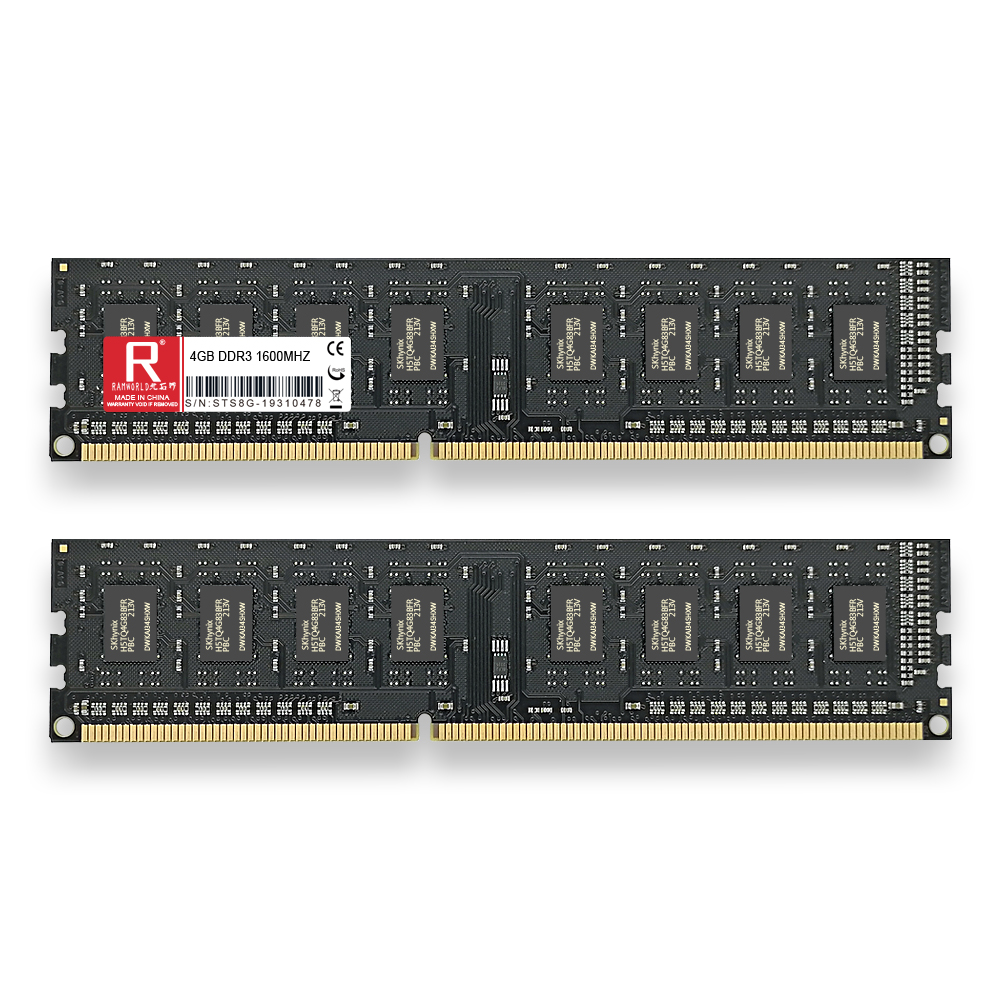 DDR3 4GB 1600Mhz PC3-12800 Non-ECC 240Pin UDIMM Desktop PC Computer Memory RAM Module Upgrade