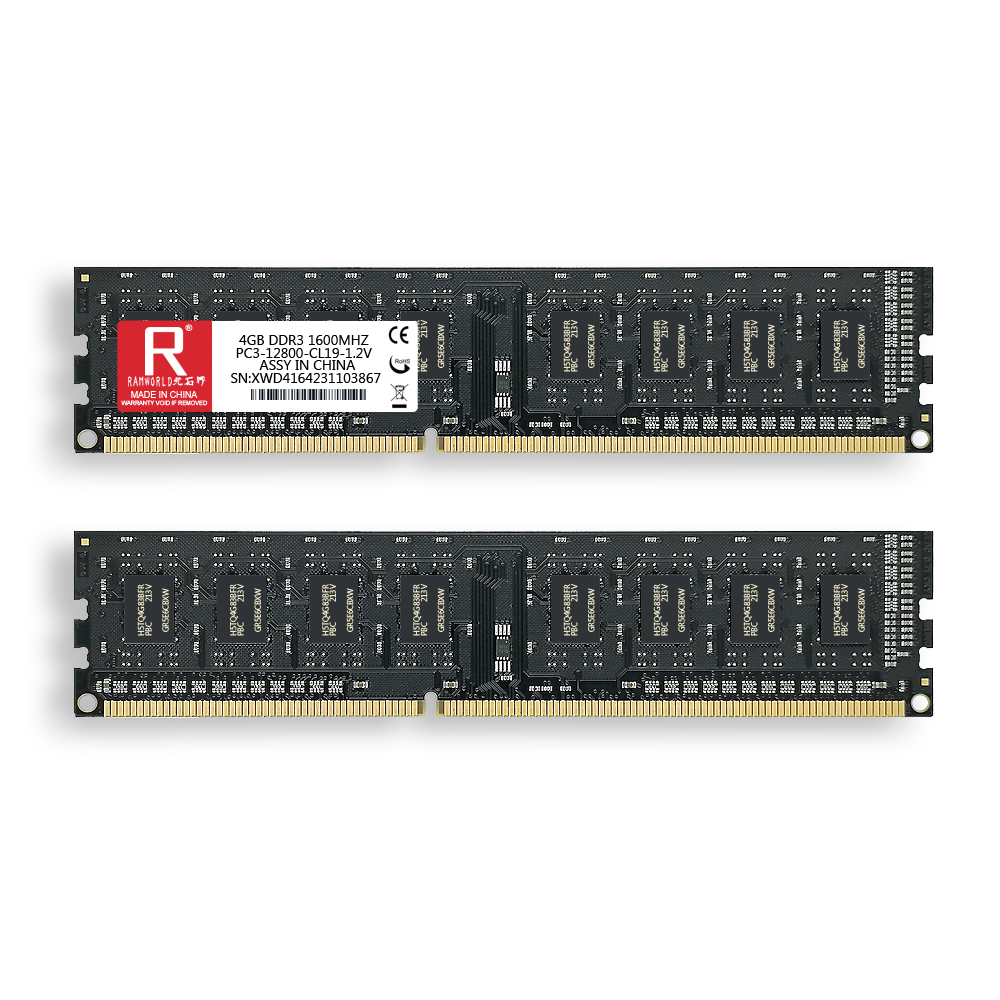 8GB DDR3-1600 PC3-12800 Non-ECC UDIMM Desktop PC Memory Upgrade