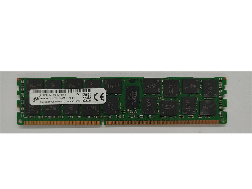 MT36KSF2G72PZ-1G6E1FE Micron 16GB PC3-12800 DDR3-1600MHz ECC Registered CL11 240-Pin DIMM 1.35V