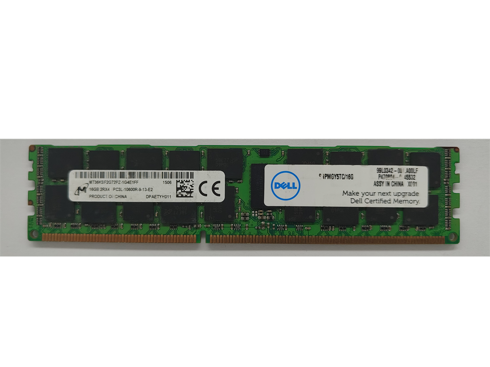 MT36KSF2G72PZ-1G4E1FF Micron 16GB PC3-10600 DDR3-1333MHz ECC Registered CL9 240-Pin DIMM 1.35V 