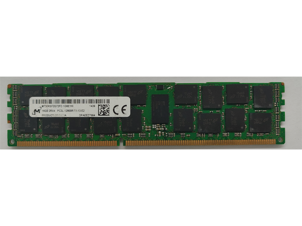 MT36KSF2G72PZ-1G6E1HI Micron 16GB PC3-12800 DDR3-1600MHz ECC Registered CL11 240-Pin DIMM 1.35V