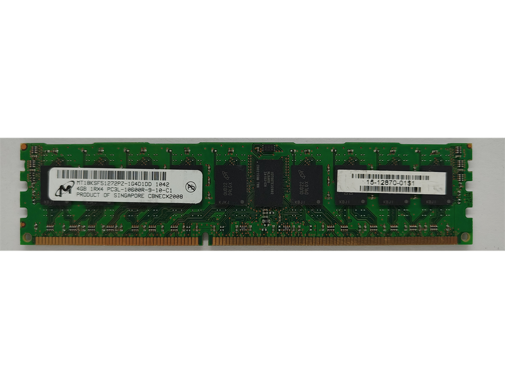 MT18KSF51272PZ-1G4D1DD Micron 4GB PC3-10600 DDR3-1333MHz ECC Registered w/ Parity CL9 240-Pin DIMM 1.35V Low Voltage Sin
