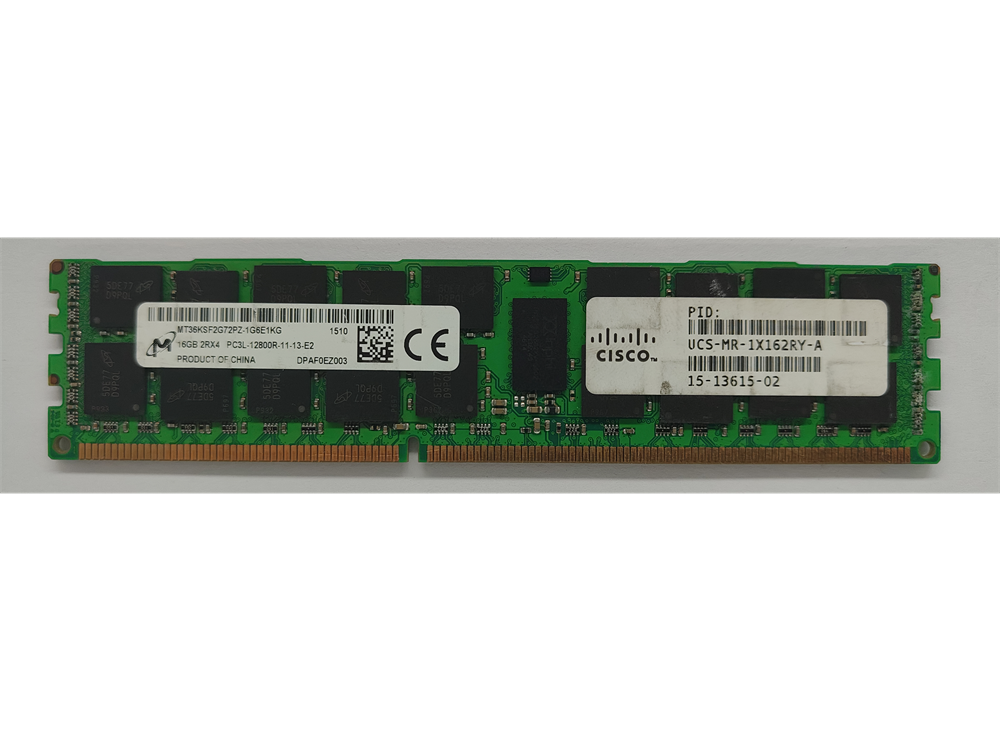 MT36KSF2G72PZ-1G6E1KG Micron 16GB PC3-12800 DDR3-1600MHz ECC Registered CL11 240-Pin DIMM 1.35V 