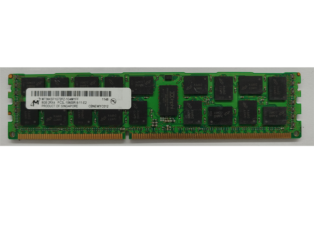MT36KSF1G72PZ-1G4M1FF Micron 8GB PC3-10600 DDR3-1333MHz ECC Registered CL9 240-Pin DIMM 1.35V  