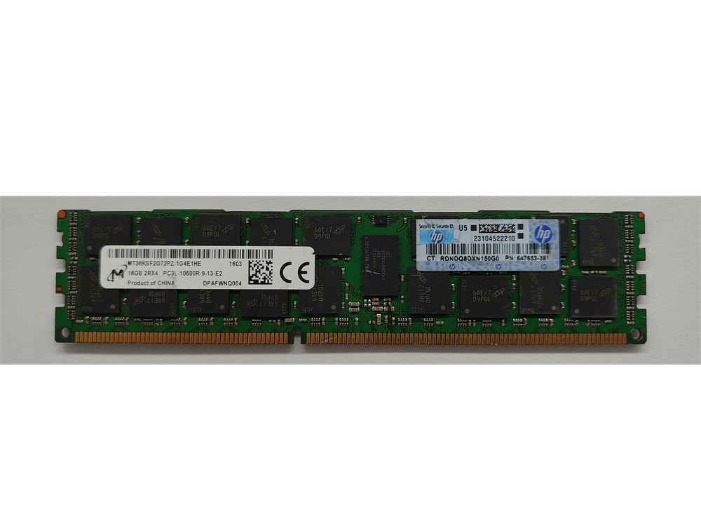 MT36KSF2G72PZ-1G4E1HE Micron 16GB PC3-10600 DDR3-1333MHz ECC Registered CL9 240-Pin DIMM 1.35V  