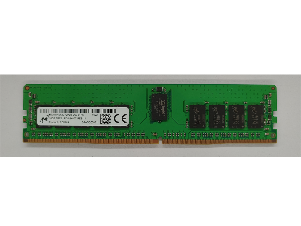 MTA18ASF2G72PDZ-2G3B1RK Micron 16GB PC4-19200 DDR4-2400MHz Registered ECC CL17 288-Pin DIMM 1.2V Dual Rank Memory Module